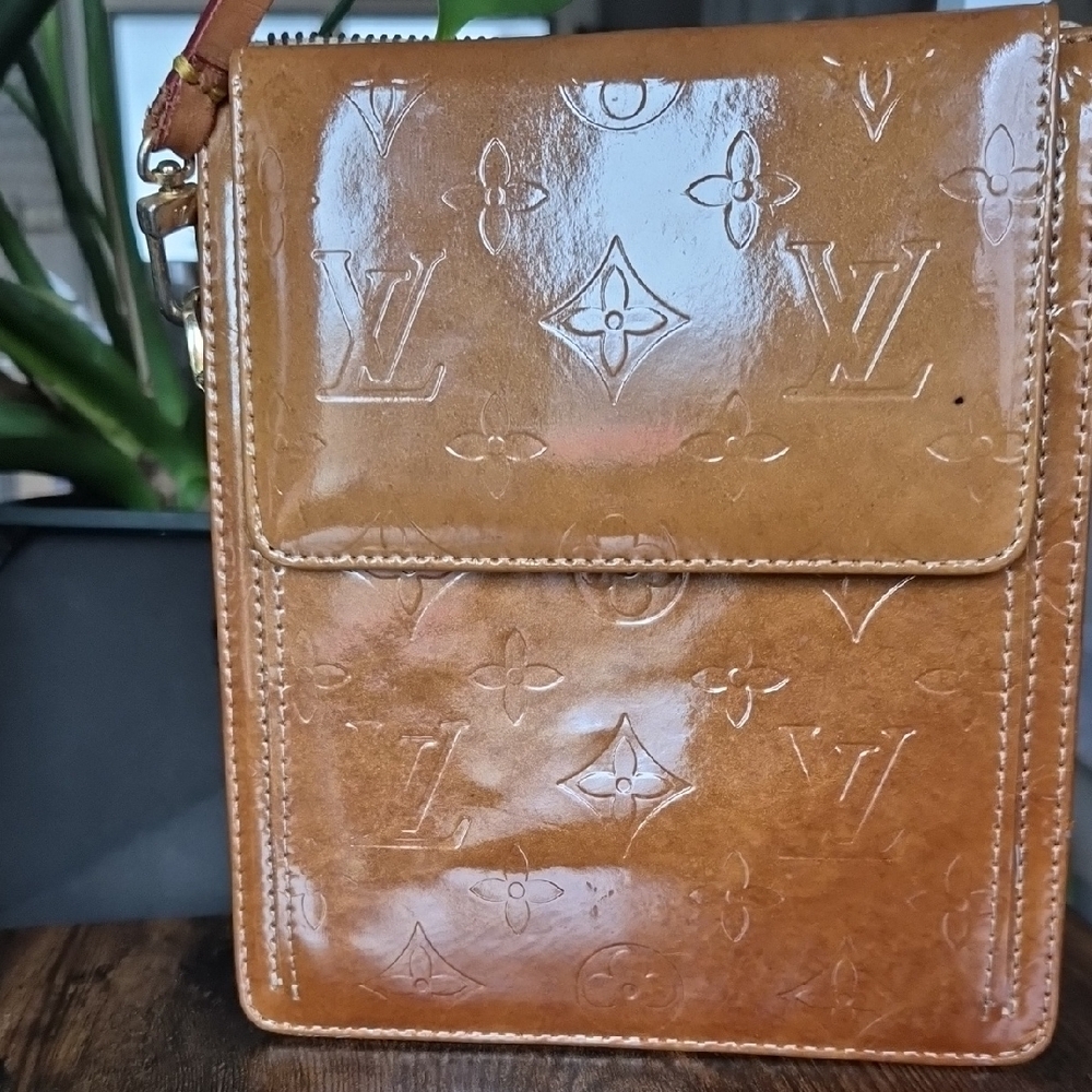 Louis Vuitton Bronze Vernis Mott Monogram Bag - Picture 3 of 13